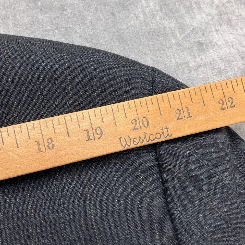 Chaps Ralph Lauren Blazer Men 46R Gray Stripe Wool Classic Career Jacket Canada